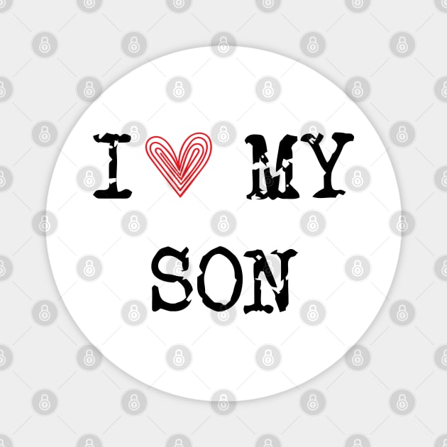 I Heart My Son Magnet by Emma